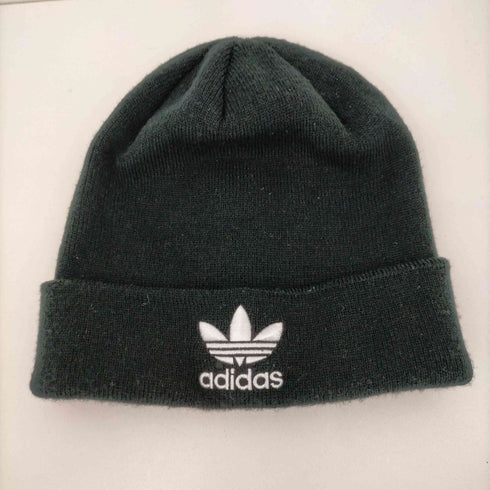 アディダス adidas トレフォイルロゴ刺繍 アクリルニット帽 メンズ ONE SIZE