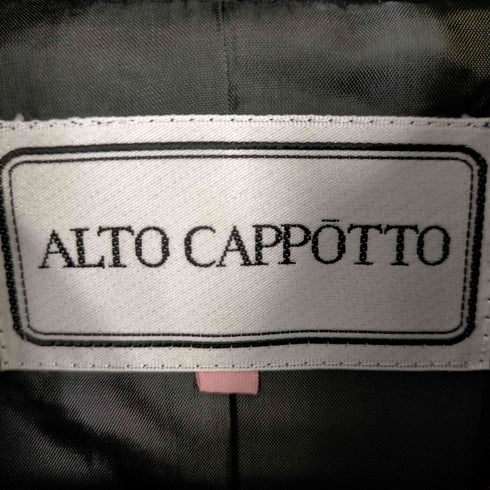 アルトカポット ALTO CAPPOTTO 背抜きタックカラーチェスターコート レディース 11R