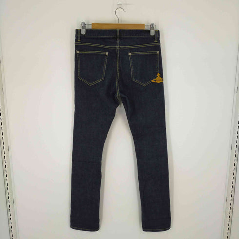 ヴィヴィアンウエストウッドマン Vivienne Westwood MAN クラウド スキニーデニムパンツ オーブ刺繍 メンズ JPN:44