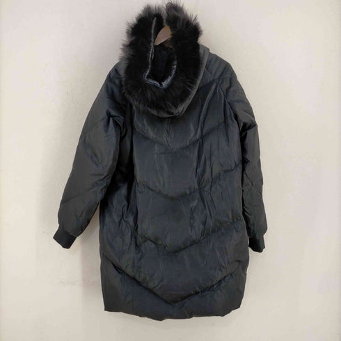 ファー リバーシブルダウンコート レディース 3XL
