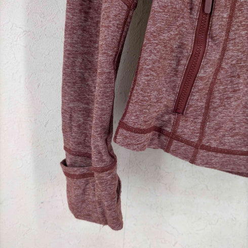 ルルレモン lululemon 霜降り ストレッチ ジップアップトップ レディース