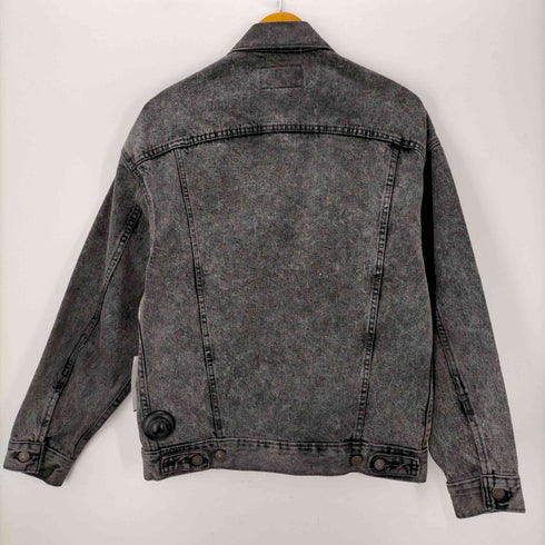 リーバイス Levis 80s USA製 刻印725 アシッドウォッシュ ブラックデニムジャケット メンズ import:S