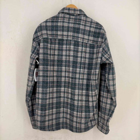 ザラ ZARA チェック柄 ダブルポケット シャツ ジャケット メンズ JPN:M