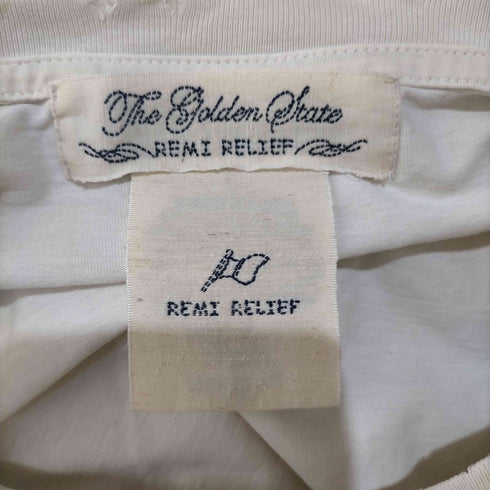 レミレリーフ REMI RELIEF ダメージ加工 AFRICAプリント クルーネックTシャツ メンズ JPN:L