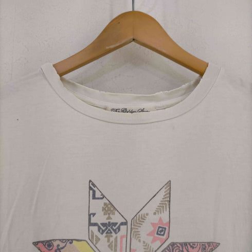 レミレリーフ REMI RELIEF ダメージ加工 ウィンドミルプリント Tシャツ メンズ JPN:L