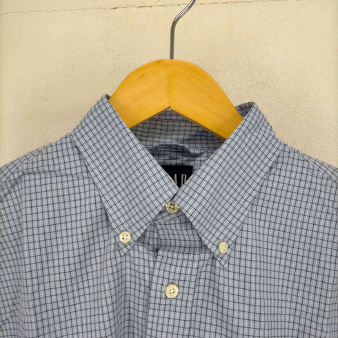ギャップ Gap 00S 02SS マイクロチェックボタンダウンシャツ メンズ JPN:S