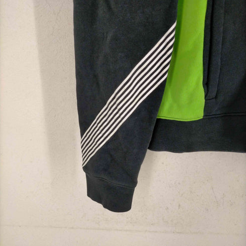エンポリオアルマーニイーエーセブン EMPORIO ARMANI EA7 ロゴプリント ジップアップスエットトレーナー メンズ import:M