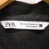 ザラ ZARA フラップポケット シアーポリエステルシャツ メンズ import:M