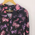 ドラッグ ハニー Drug honey スケルトン 骨 猫 ほねほね キャット 総柄 L/S シャツ メンズ JPN:3