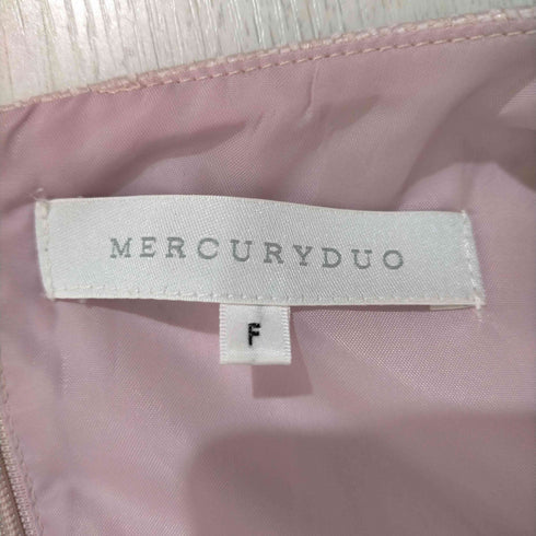 マーキュリーデュオ MERCURYDUO 花柄 1タック プリーツ ワンピース レディース FREE