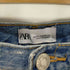 ザラ ZARA TRF HIGH RISE WIDE LEG JEANS ワイドカットオフデニム レディース 36