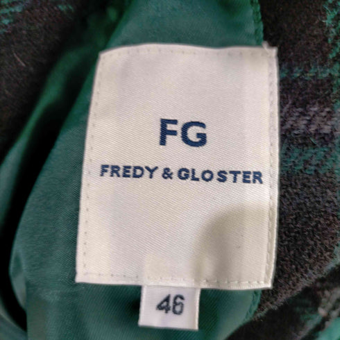 フレディ アンド グロスター FREDY&GLOSTER 3B チェックツイード テーラードジャケット メンズ JPN:46