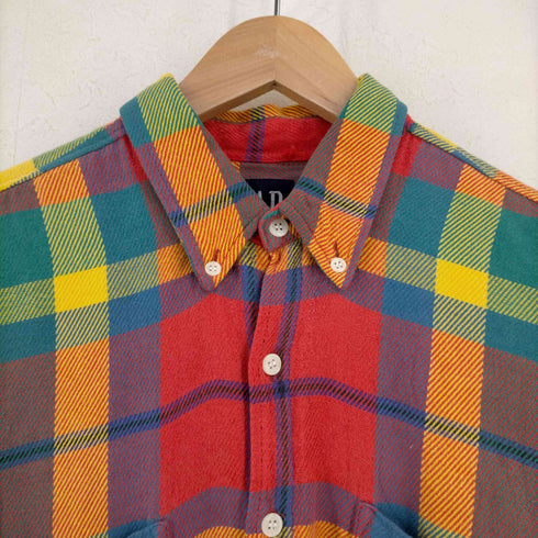 ギャップ Gap OLD チェック コットンネルシャツ メンズ
