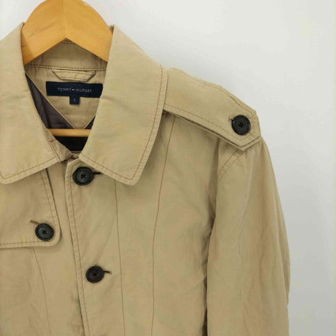 トミーヒルフィガー TOMMY HILFIGER エポレット トレンチ ショート ジャケット メンズ import:S