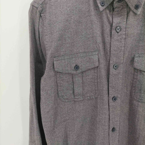 バナナリパブリック BANANA REPUBLIC SLIM FIT ヘリンボーン L/S BD ベーシック シャツ メンズ