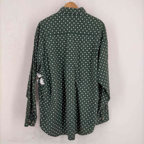 ギャップ Gap OLD デカタグ 総柄 BDシャツ メンズ import:XL
