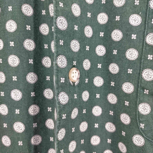 ギャップ Gap OLD デカタグ 総柄 BDシャツ メンズ import:XL