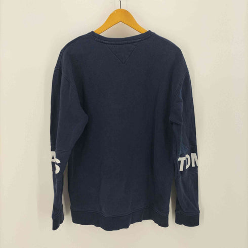トミージーンズ tommy jeans クルーネック 袖プリント スウェット メンズ import:S