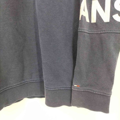 トミージーンズ tommy jeans クルーネック 袖プリント スウェット メンズ import:S