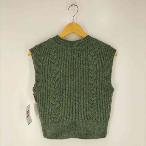 マウジー moussy CABLE KNIT ベスト レディース FREE