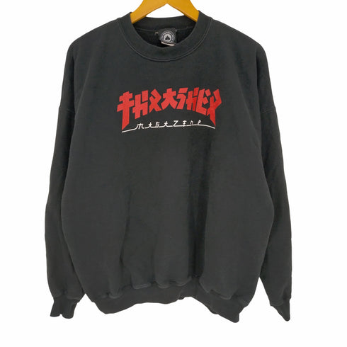 スラッシャー THRASHER ×GODZILLA クルーネックスウェット メンズ JPN:XL