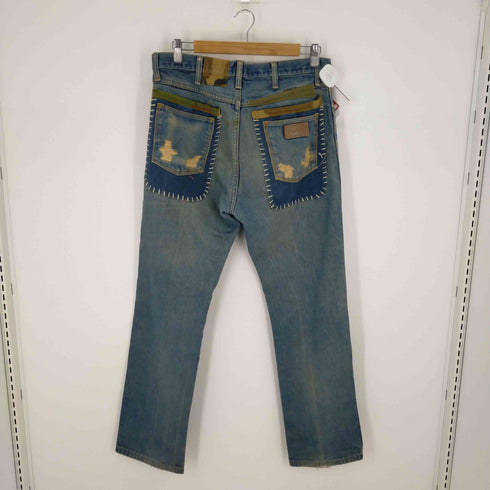 ラングラー Wrangler 再構築加工デニムパンツ メンズ 36/32