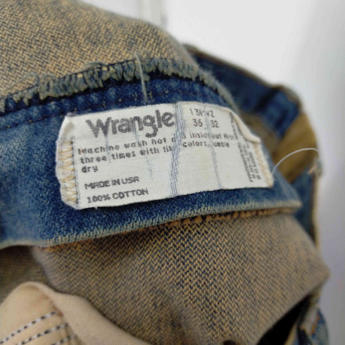 ラングラー Wrangler 再構築加工デニムパンツ メンズ 36/32