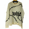 ホワイトランド WHITELAND 総柄クルーネックニット メンズ import:M
