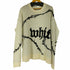 ホワイトランド WHITELAND 総柄クルーネックニット メンズ import:M