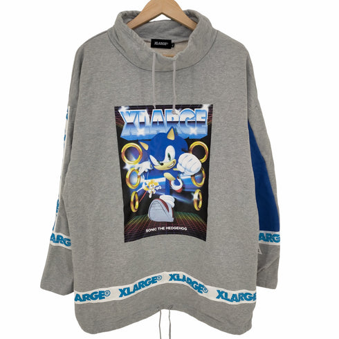エクストララージ X-LARGE SONIC THE HEDGEHOG TAPED SWEAT メンズ JPN:XL