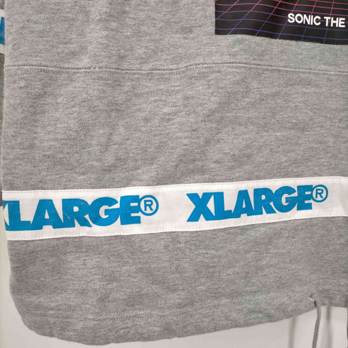 エクストララージ X-LARGE SONIC THE HEDGEHOG TAPED SWEAT メンズ JPN:XL