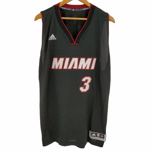 アディダス adidas MIAMI WADE #3 スウィングマン バスケットボールゲームシャツ ユニフォーム メンズ 2XL