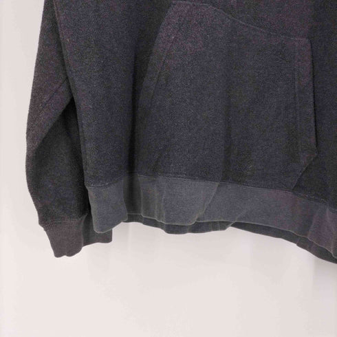 ギャップ Gap 90S OLD 紺タグ ロゴ刺繍 フリース プルオーバー パーカー メンズ JPN:L