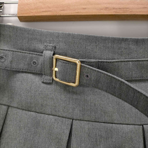 ブルーレーベルクレストブリッジ BLUE LABEL CRESTBRIDGE ベルト付きプリーツショーツ レディース JPN:38
