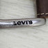 リーバイス Levis ロゴ刻印 レザーベルト メンズ