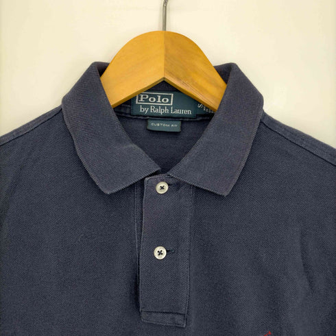 ポロバイラルフローレン Polo by RALPH LAUREN 90-00s ポニー刺繍 鹿の子 ポロシャツ メンズ import:S