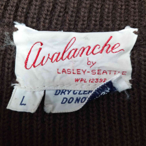 Avalanche 50S SERVA フルジップ リブ ニット ドライバーズ メンズ