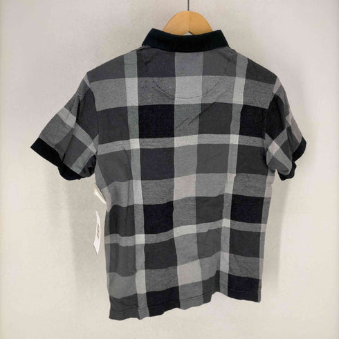 ブラックレーベルクレストブリッジ BLACK LABEL CRESTBRIDGE 大判ブロックチェックポロシャツ メンズ JPN:M