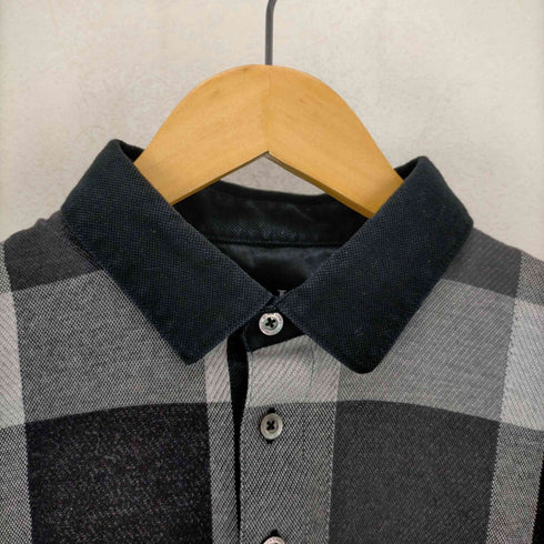 ブラックレーベルクレストブリッジ BLACK LABEL CRESTBRIDGE 大判ブロックチェックポロシャツ メンズ JPN:M