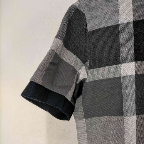 ブラックレーベルクレストブリッジ BLACK LABEL CRESTBRIDGE 大判ブロックチェックポロシャツ メンズ JPN:M
