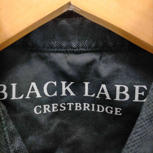 ブラックレーベルクレストブリッジ BLACK LABEL CRESTBRIDGE 大判ブロックチェックポロシャツ メンズ JPN:M