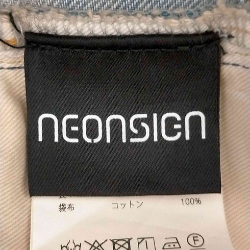 ネオンサイン NEON SIGN Wide denim slacks メンズ 42