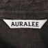 オーラリー AURALEE SELVEDGE SUPER LIGHT DENIM SHIRT WASHED BLACK メンズ 3