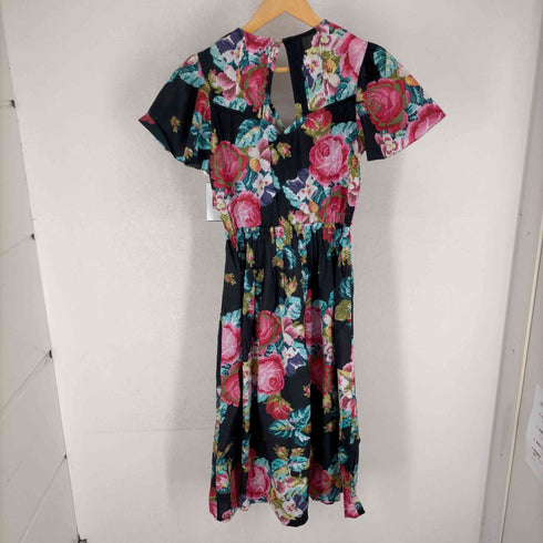 ヴェルニカ Velnica 17AW デジタルフラワープリントカシュクールワンピース レディース