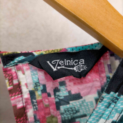 ヴェルニカ Velnica 17AW デジタルフラワープリントカシュクールワンピース レディース