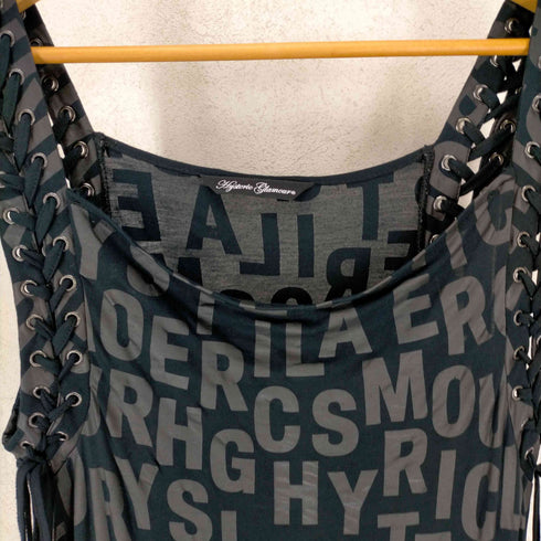 ヒステリックグラマー HYSTERIC GLAMOUR 00S レースデザイン総柄プリントノースリーブワンピース レディース FREE