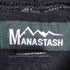 マナスタッシュ MANASTASH M ZIP PARKA ロゴプリント ジップアップパーカー メンズ JPN:L