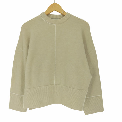 ザラ ZARA トリム付きニットセーター レディース S