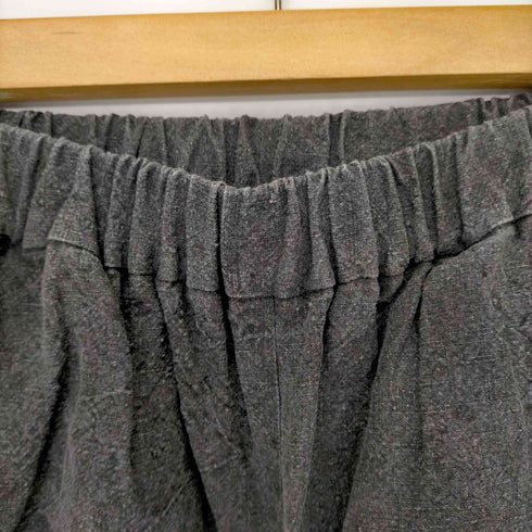 ノフル nofl リネン混 タックパンツ レディース M-L