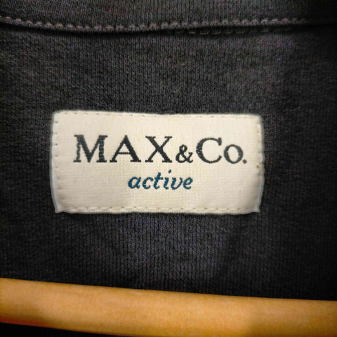 マックスアンドコー MAX & CO. active レーヨン混 ハーフボタンワンピース レディース